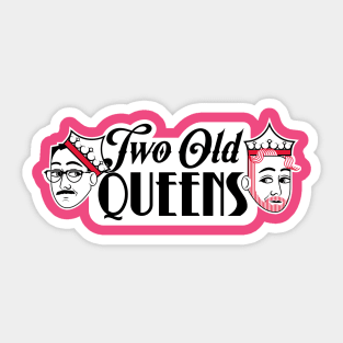 Two Old Queens Logo Sticker